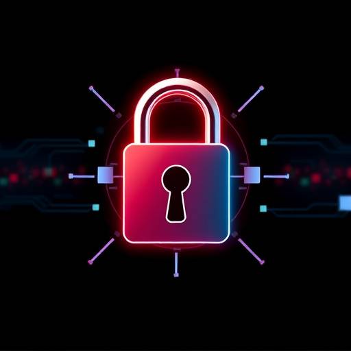 Padlock icon representing data security